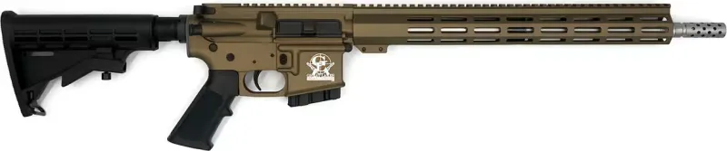 Great Lakes Firearms GL15 GL15400SSBRZ Rifle, 400 Legend, 16.5" Stainless Barrel, 5+1, Semi-Auto, M-LOK, Bronze Cerakote, Threaded Barrel. - Complete Rifle, vista 1