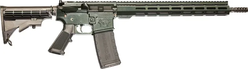 Great Lakes Firearms GL15223 G-HNT AR15 Galaxy 16" Nitride Barrel Hunter Green Finish - Complete Rifle, vista 1
