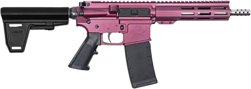 Great Lakes Firearms GL15223SSPB CHY/SS AR15 Pistol w/BRACE 7.5" SS Barrel Black Cherry - Complete Rifle - view 1