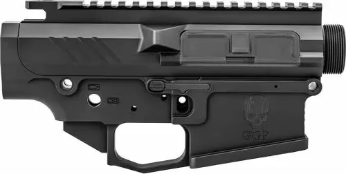 Grey Ghost Precision AR-10 Receiver Set .308 Win, Black - GGPSHeavyRCVR - Lower Receiver for AR-15 - view 1