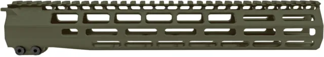 Grey Ghost Precision M-LOK Handguard AR-15 12.625 inch Aluminum 0.7 lb Olive Drab Cerakote - Handguard for AR-15, vista 1