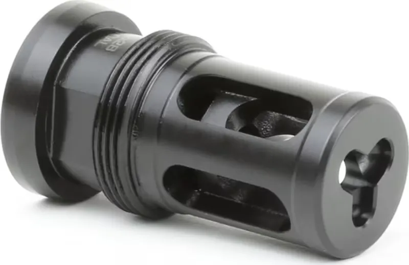 Griffin Armament 1/2-28 Taper Mount Hammer Compensator, .22, QPQ Black - GATMHC556 - Muzzle Device for AR-15, vista 2