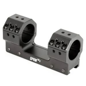 Griffin Armament 30mm 1.1" SPRM 1-Piece 0 MOA Standard Mount, Anodized Black - SM1.1H30MM - Optic Mount - view 1