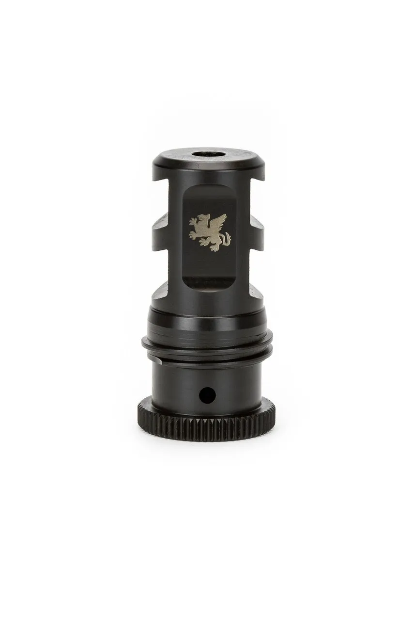Griffin Armament DUAL-LOK Two Port .30 Cal Muzzle Brake - 18x1RH - Muzzle Device for AR-15 - view 1