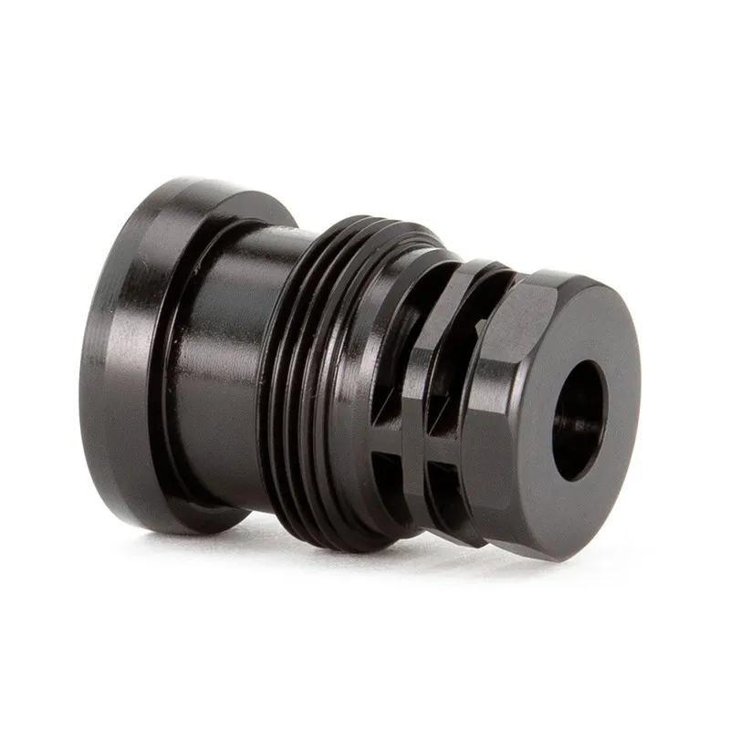 GRIFFIN ARMAMENT EZ Brake .45 Cal 5/8x24 Taper Mount (TMEZ45C5824) - Muzzle Device for AR-15, vista 1