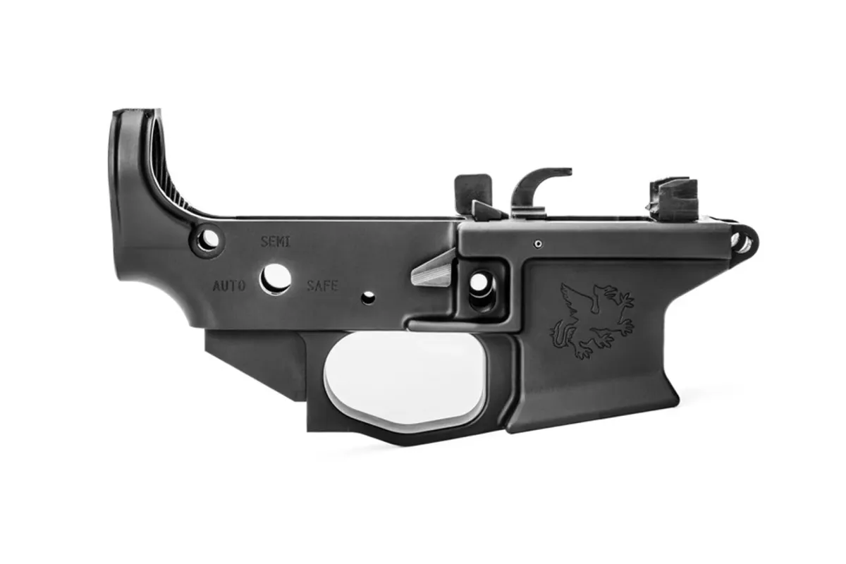Griffin Armament MK2 AR-9 Ambidextrous Stripped Lower Receiver Black - Lower Receiver for AR-15 - view 2