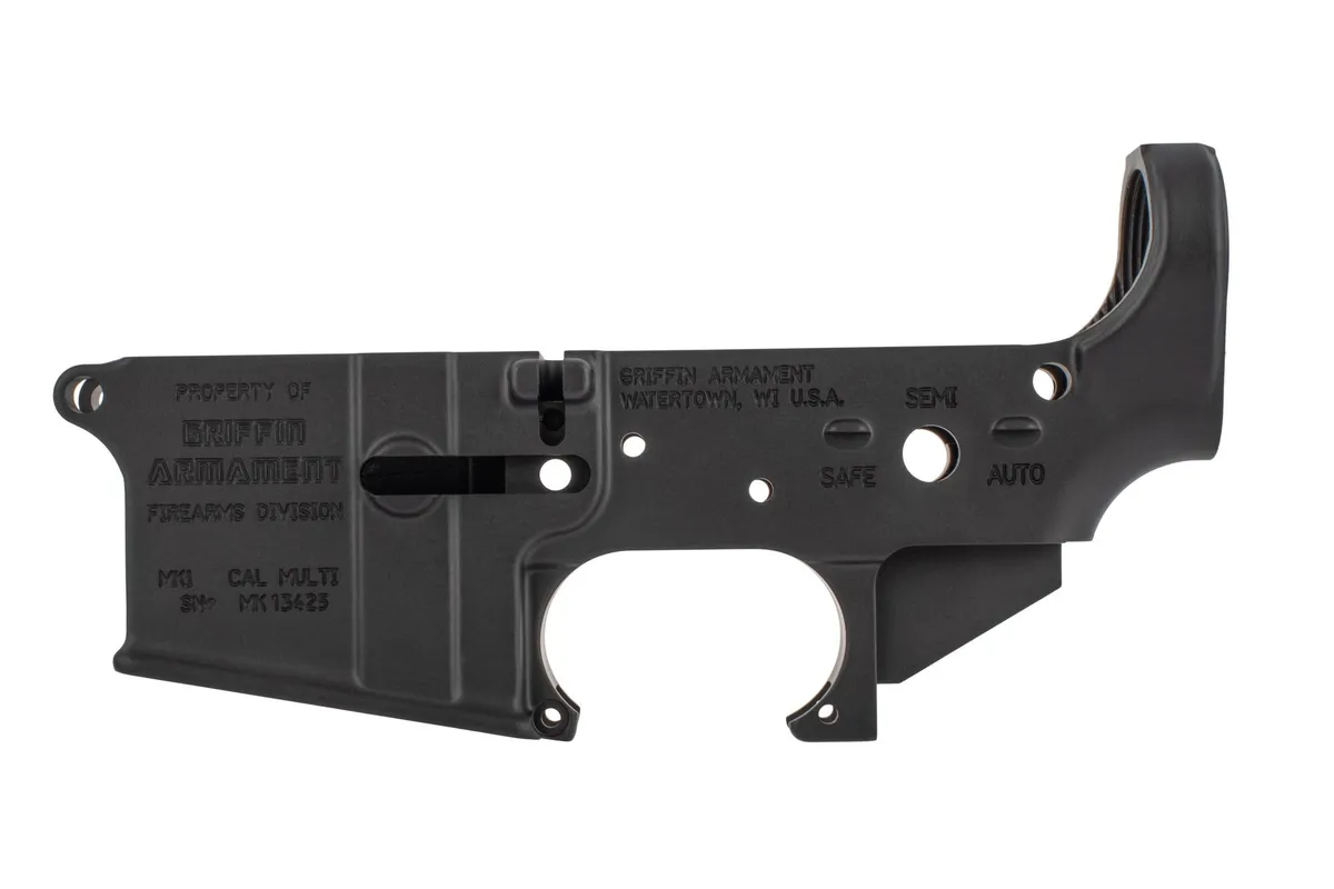 Griffin Armament Mk1 Ar-15 Stripped Lower Receiver - Lower Receiver for AR-15 - view 3