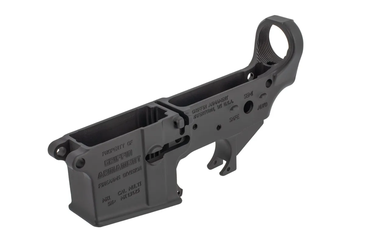 Griffin Armament Mk1 Ar-15 Stripped Lower Receiver - Lower Receiver for AR-15 - view 1