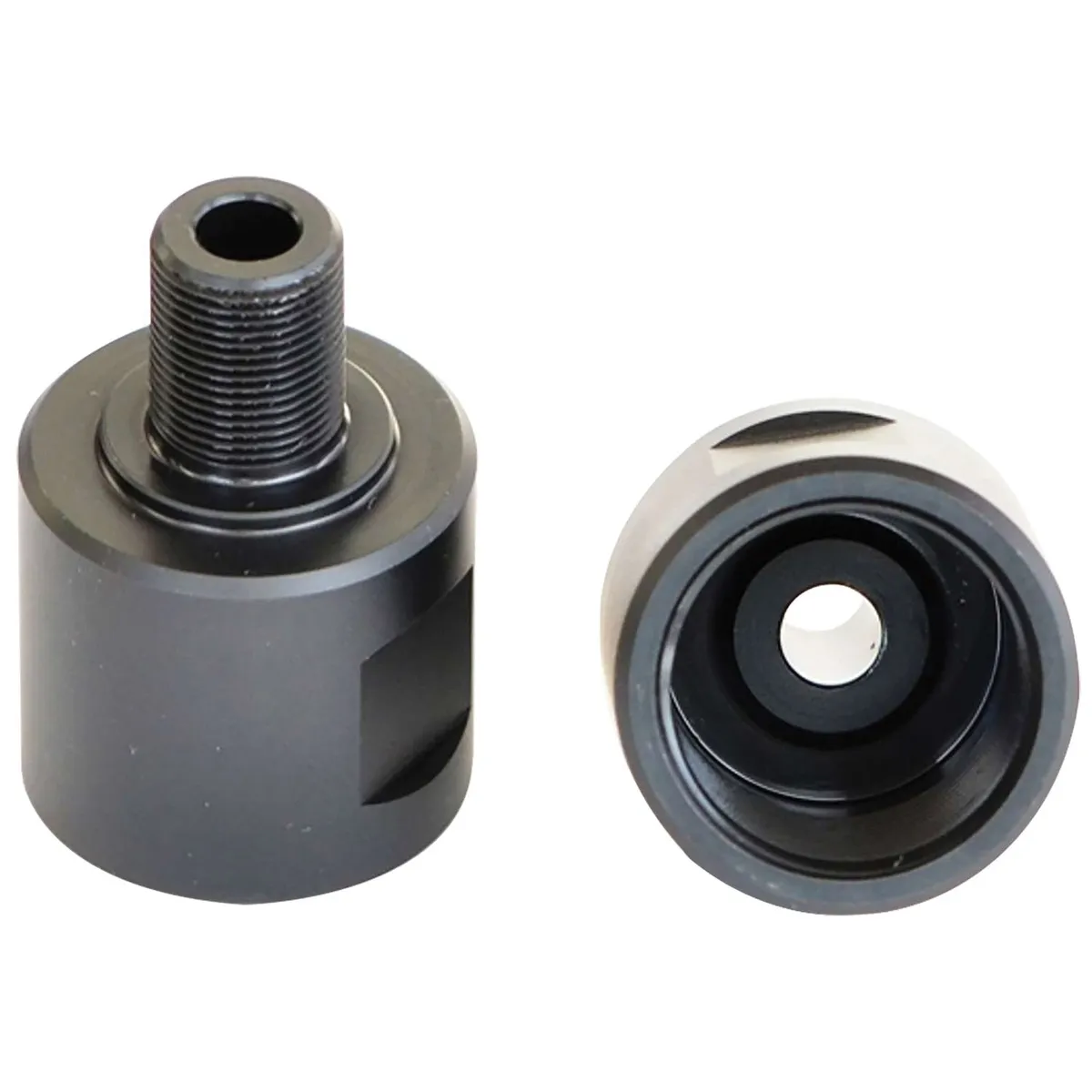 Griffin Armament Suppressor Mount Thread Adapter 1/2-28, Black - Muzzle Device for AR-15, vista 1