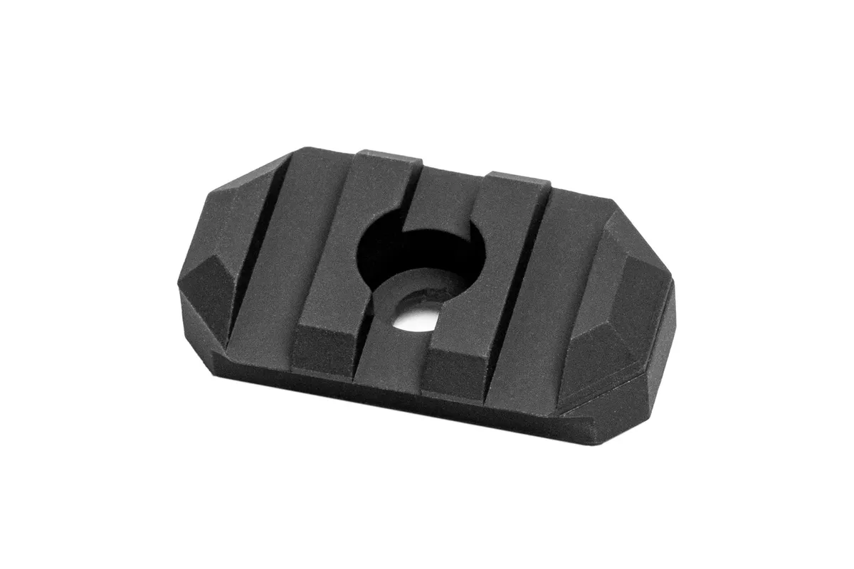 GrovTec 1.3" 3-Slot M-LOK Rail Section - Optic Mount, vista 1
