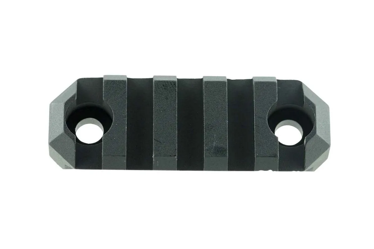 GrovTec 2.2" 5-Slot M-LOK Rail Section - Handguard for AR-15, vista 1