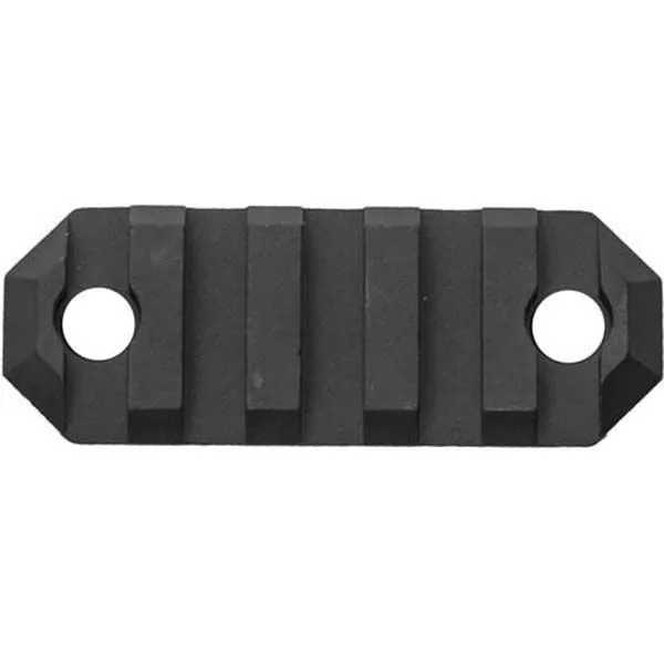 GrovTec KeyMod Aluminum 5-Slot Picatinny Rail, 2.2" L, Type III Anodized Black - GTSW227 - Handguard for AR-15 - view 2