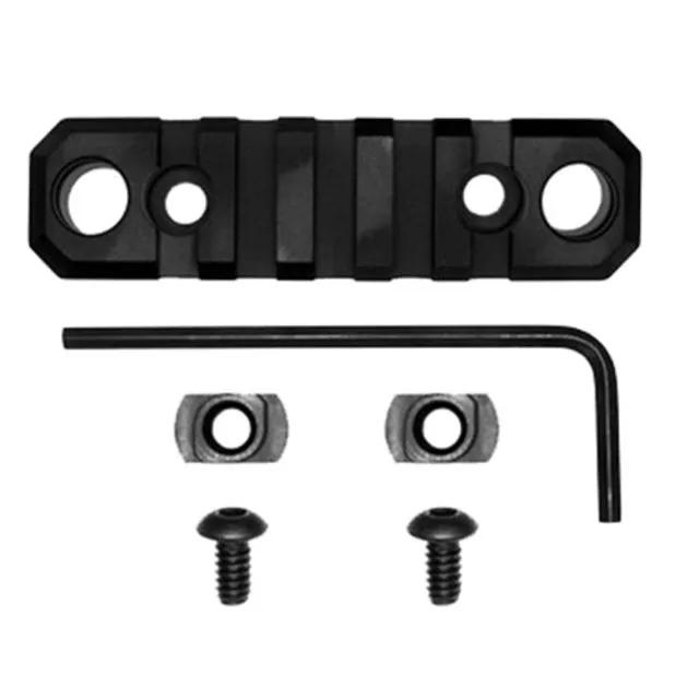 GrovTec M-LOK Picatinny Rail 9-Slot 3.8", Black - GTSW238 - Optic Mount, vista 3