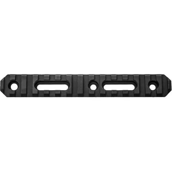 GrovTec Stock AR Aluminum 15-Slot Picatinny Rail, 6" L, Type III Anodized Black - GTSW191 - Handguard for AR-15, vista 2