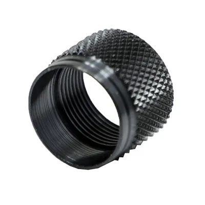 GrovTec Thread Protector Converter, 1/2"-28 to 5/8"-24, Black Oxide - Muzzle Device for AR-15, vista 1