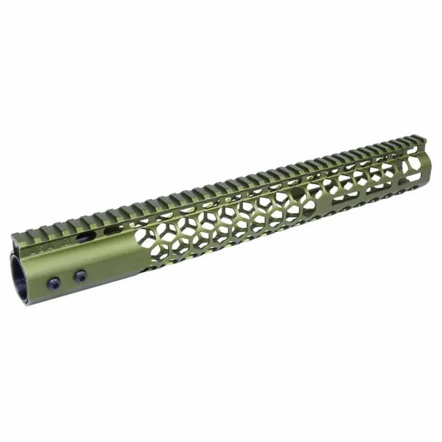 Guntec Usa Air Lite Honeycomb Ar-15 Handguard - M-Lok - Black - 15" - Handguard for AR-15 - view 2