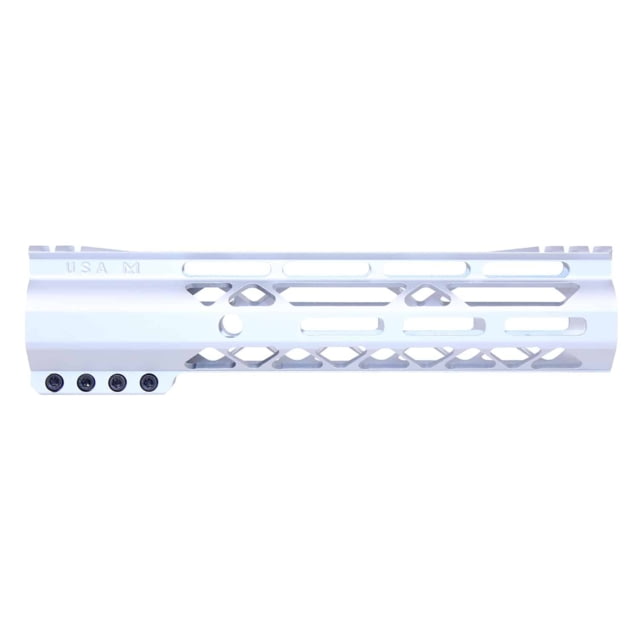 Guntec USA AIR-LOK Series M-LOK Compression Gen 2 Free Floating Handguard w/Monolithic Top Rail 9in Clear - Handguard for AR-15, vista 1