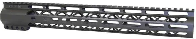 Guntec USA AR-15 15in Air-Lok Series M-LOK Compression Free Floating Handguard w/ Monolithic Top Rail Anodized Red - Handguard for AR-15 - view 1