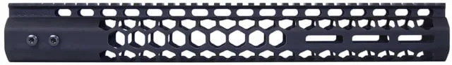 Guntec USA AR-15 Air Lite Series Honeycomb M-LOK Free Floating Handguard w/ Monolithic Top Rail Anodized Black - Handguard for AR-15 - view 1