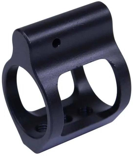 Guntec USA AR-15 Airlite Series Skeletonized Steel Low Profile Gas Block Black Nitride - Gas Block for AR-15 - view 1