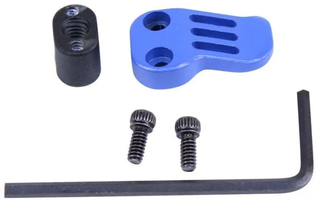 Guntec USA AR-15 / AR-308 Extended Mag Catch Paddle Release Cerakote Blue - Magazine Release for AR-15 - view 1