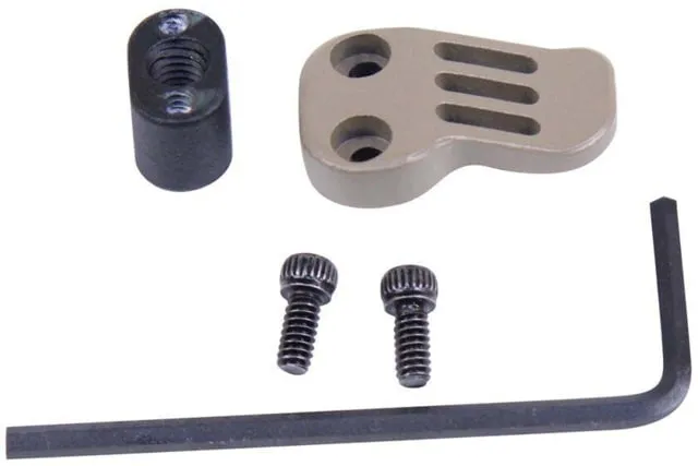 Guntec Usa Ar-15 Extended Magagazine Release Button - Fde - Magazine Release for AR-15 - view 1