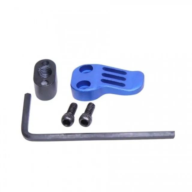 Guntec Usa Ar-15 Extended Magazine Release Button - Blue - Magazine Release for AR-15 - view 3