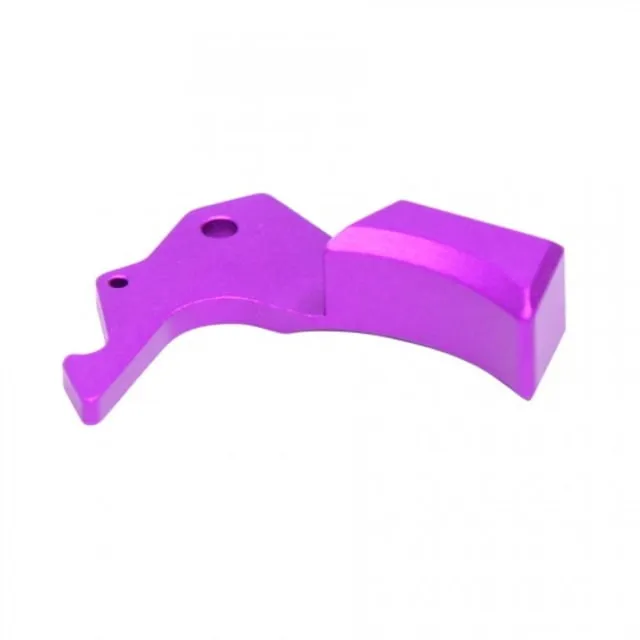 Guntec USA AR-15 Gen 5 Ergonomic Charging Handle Latch T6 Aluminum Anodized Purple - Charging Handle for AR-15, vista 1
