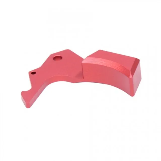 Guntec USA AR-15 Gen 5 Ergonomic Charging Handle Latch T6 Aluminum Anodized Red - Charging Handle for AR-15, vista 1