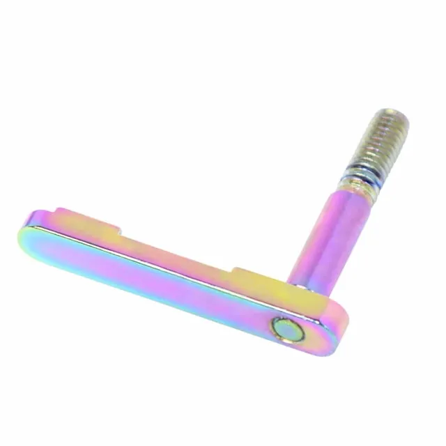 Guntec USA AR-15 Mag Catch Lever Rainbow PVD - Magazine Release for AR-15 - view 1