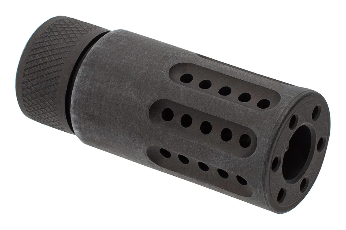 Guntec Usa Ar-15 Micro Slip Over Barrel Shroud With Multi Port Muzzle Brake - Muzzle Device for AR-15 - view 2