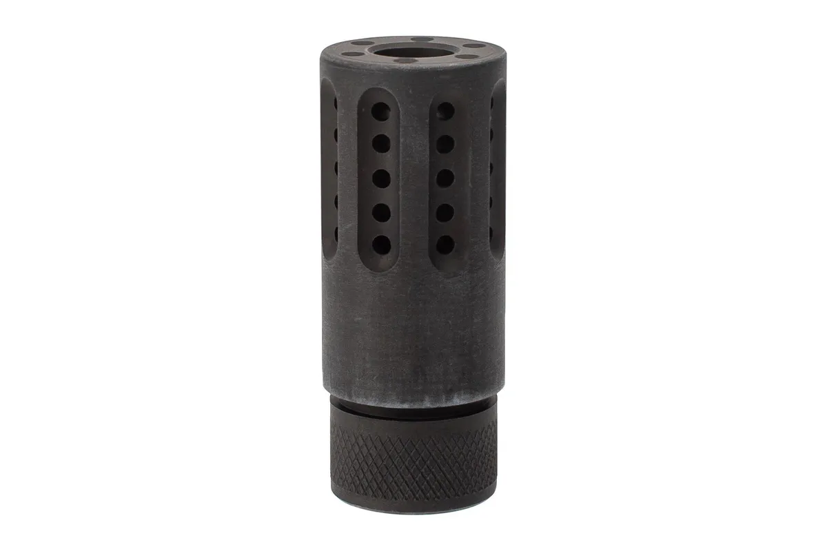 Guntec Usa Ar-15 Micro Slip Over Barrel Shroud With Multi Port Muzzle Brake - Muzzle Device for AR-15 - view 3
