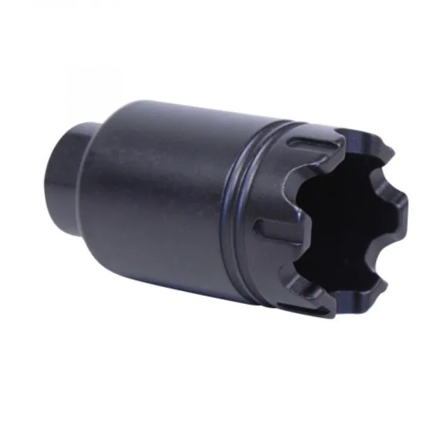 Guntec USA AR-15 Micro Trident Flash Can w/Glass Breaker 9mm Black - Muzzle Device for AR-15 - view 1