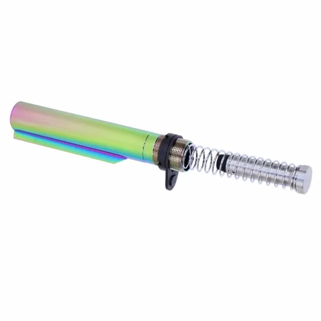 Guntec USA AR-15 Mil-Spec Buffer Tube Set Rainbow Pvd - Buffer Tube Assembly for AR-15 - view 1