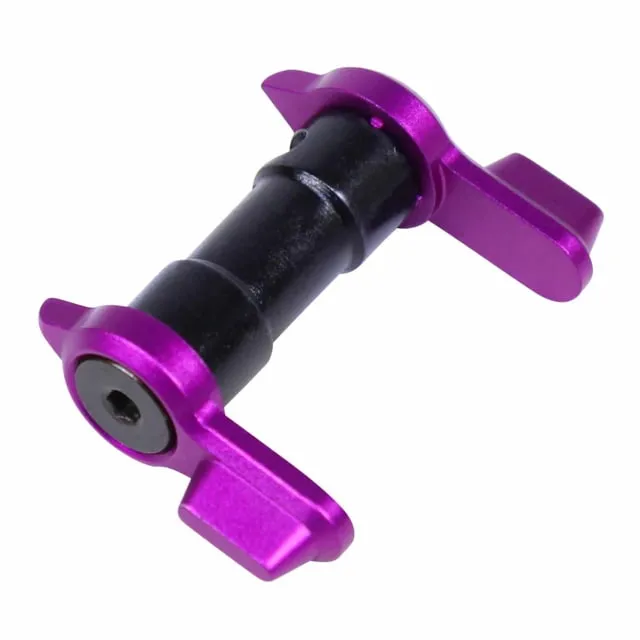 Guntec USA AR-15 Multi Degree Short Throw Ambi Safety Anodized Purple - Safety for AR-15, vista 1