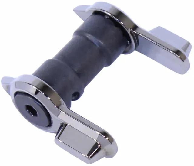 Guntec USA AR-15 Multi Degree Short Throw Ambi Safety Chrome Black - Safety for AR-15 - view 1