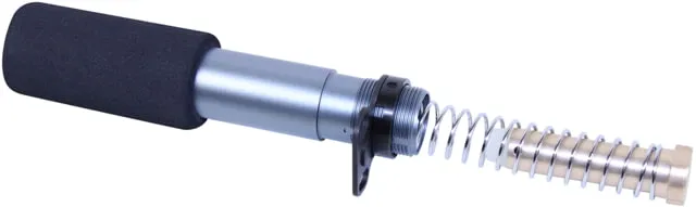 Guntec USA AR-15 Pistol Buffer Tube Kit Anodized Grey - Buffer Tube Assembly for AR-15, vista 1