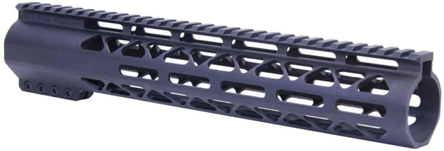 Guntec USA AR-308 12in Air-Lok Series M-LOK Compression Free Floating Handguard w/ Monolithic Top Rail Anodized Black - Handguard for AR-15 - view 1