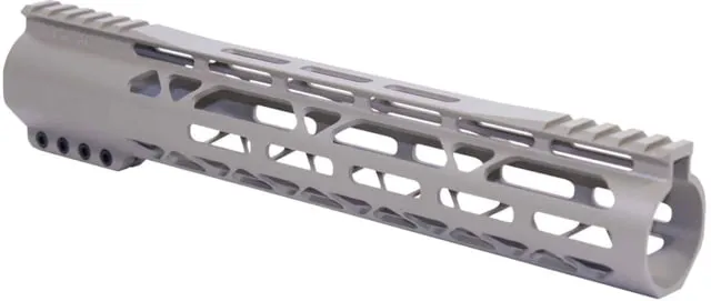 Guntec USA AR-308 12in Air-Lok Series M-LOK Compression Free Floating Handguard w/ Monolithic Top Rail Gen 2 Flat Dark Earth - Handguard for AR-15 - view 1