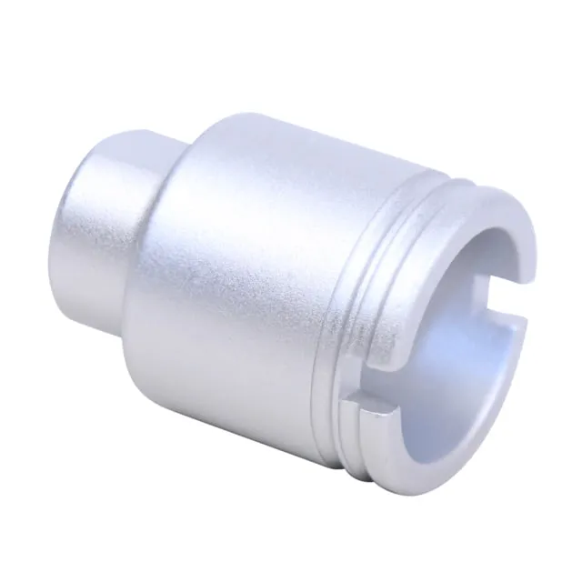 Guntec USA AR .308 Cal Stubby Slim Compact Flash Can Anodized Clear - Muzzle Device for AR-15 - view 1