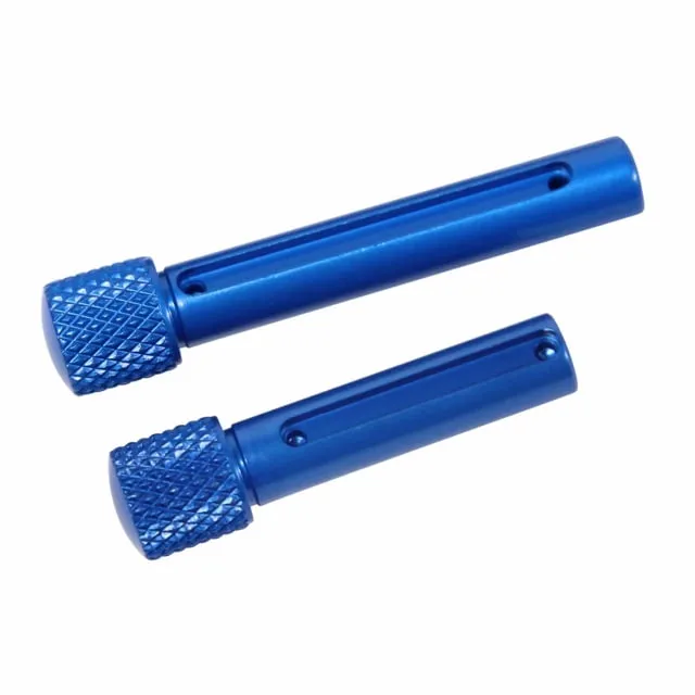 Guntec Usa Ar 5.56 Cal Extended Takedown Pin Set - Gen 2 - Blue - Takedown Pin for AR-15, vista 2