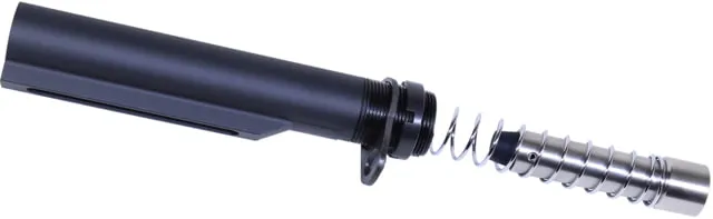 Guntec USA AR 9mm Cal MIL-SPEC Buffer Tube Set Anodized Black - Buffer Tube Assembly for AR-15 - view 1