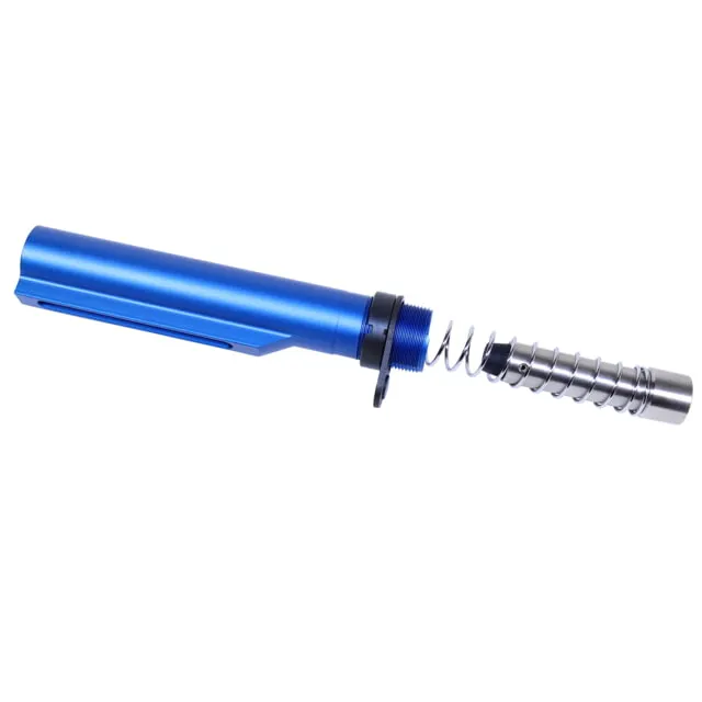 Guntec USA AR 9mm Cal MIL-SPEC Buffer Tube Set Anodized Blue - Buffer Tube Assembly for AR-15, vista 1