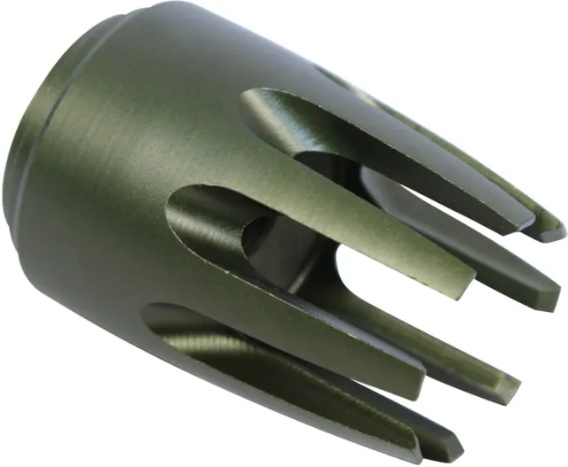 Guntec USA AR15 Claw Multi-Prong Flash Hider Anodized Green - Muzzle Device for AR-15 - view 1