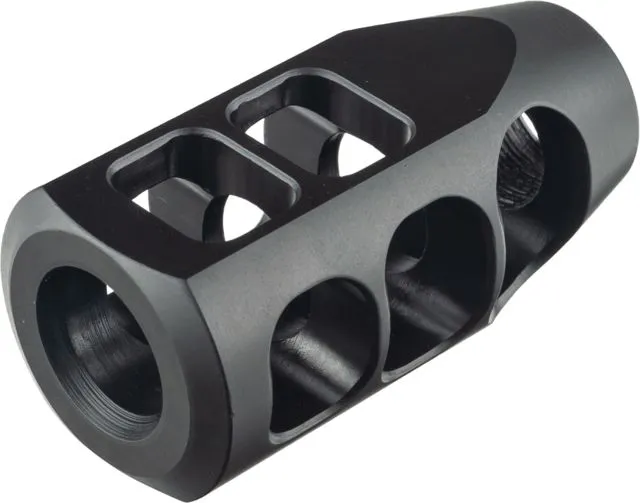 Guntec USA Gen 2 Steel Multi Port Compensator .458 SOCOM 5/8x32 Thread Black Oxide - Muzzle Device for AR-15 - view 1