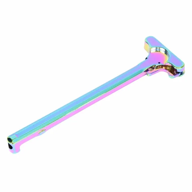 Guntec USA GUNTEC AR15 CHARGING HANDLE MATTE RAINBOW PVD COATED - Charging Handle for AR-15 - view 1