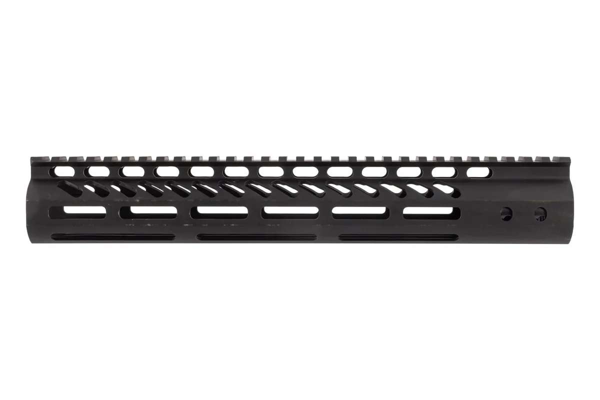 Guntec USA Ultra Lightweight Thin M-Lok Free Floating Handguard w/Monolithic Top Rail 12in Black - Handguard for AR-15 - view 2