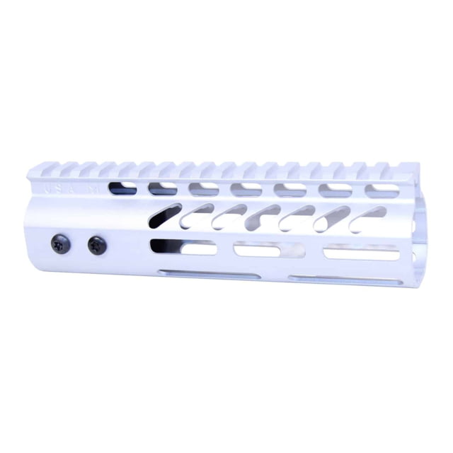 Guntec USA Ultra Lightweight Thin M-LOK System Free Floating Handguard w/Monolithic Top Rail 7in Unfinished - Handguard for AR-15, vista 1