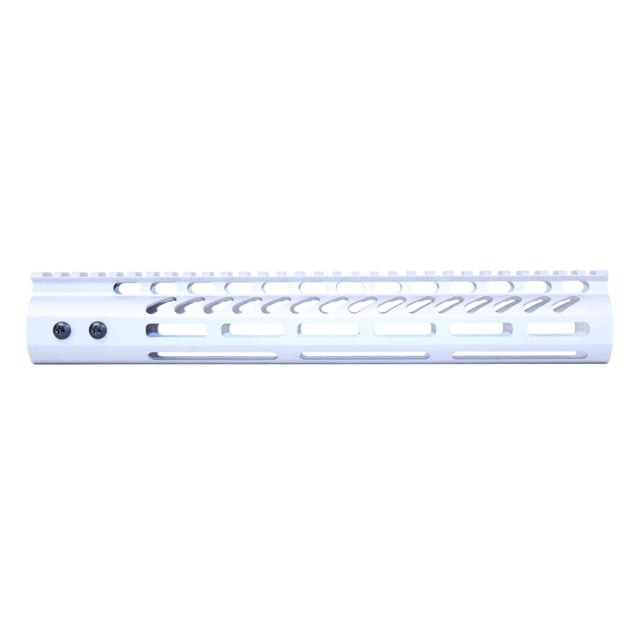 Guntec USA Ultra Lightweight Thin M-LOK System Free Floating Handguard w/Monolithic Top Rail 12in Clear - Handguard for AR-15, vista 1