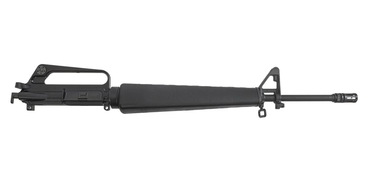Harrington & Richardson BLEM Harrington & Richardson Retro M16A1 20" AR-15 Upper 5.56 1:7 Rifle Length, Black - Upper Receiver for AR-15 - view 1